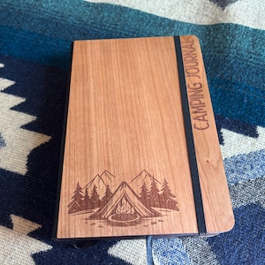 RV CAMPING JOURNAL journal notebook camping log rv accessories camping a5 notebook rv gift notebook personalized camping gift