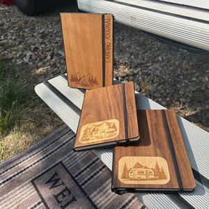 RV CAMPING JOURNAL journal notebook camping log rv accessories camping a5 notebook rv gift notebook personalized camping gift