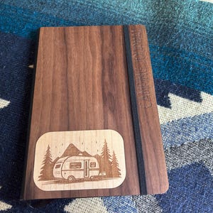 RV CAMPING JOURNAL journal notebook camping log rv accessories camping a5 notebook rv gift notebook personalized camping gift
