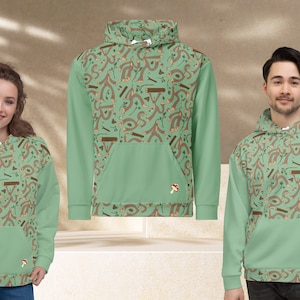 Bluza z kapturem Bigfoot Unisex, bluza z kapturem Sasquatch, kurtka Cryptid, prezent na odzież domową