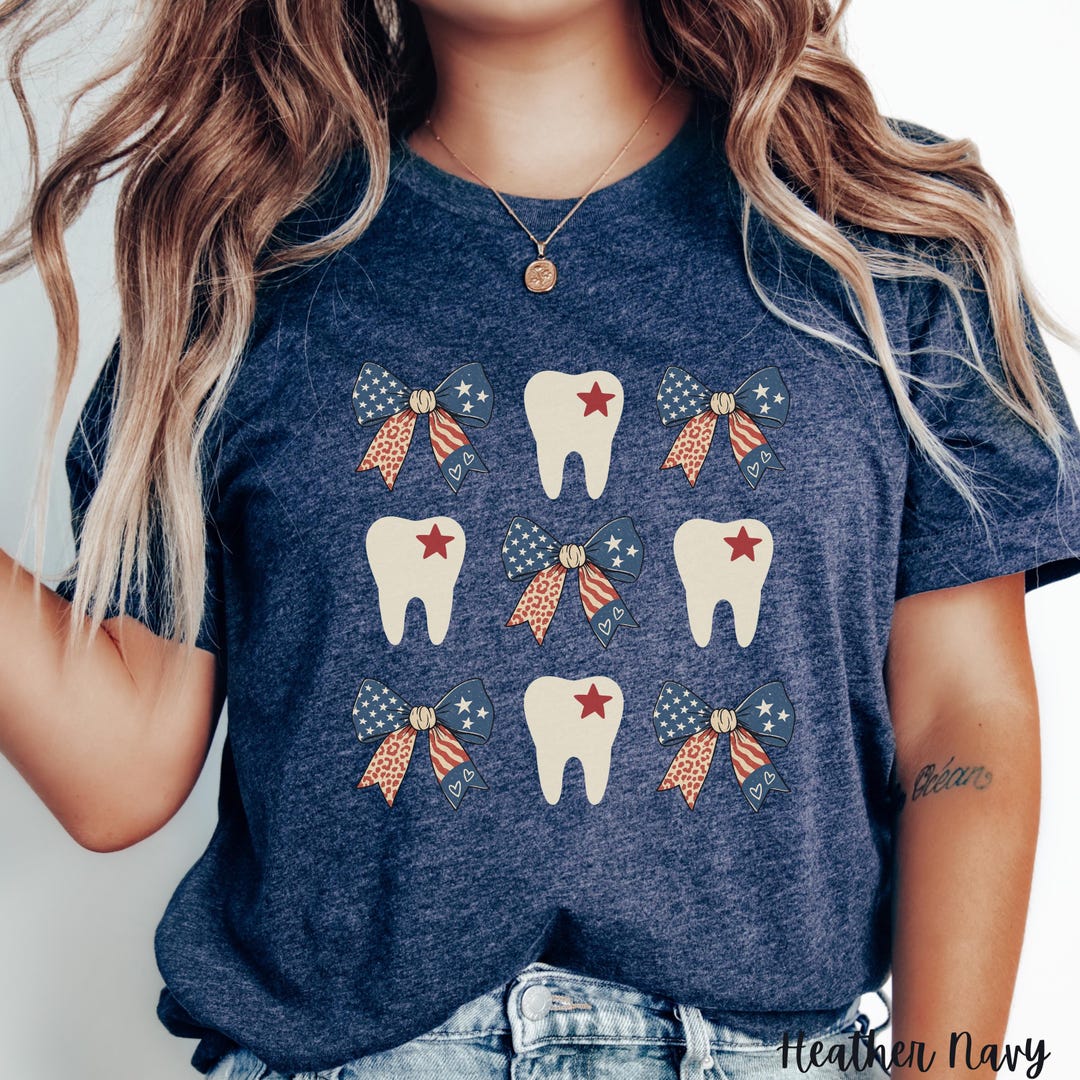 Dental Shirts 4th of July, Dental Office Shirts, Dental Assistant ...