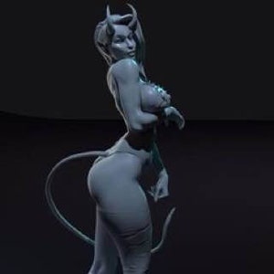 Meru the Succubus Stl - Etsy