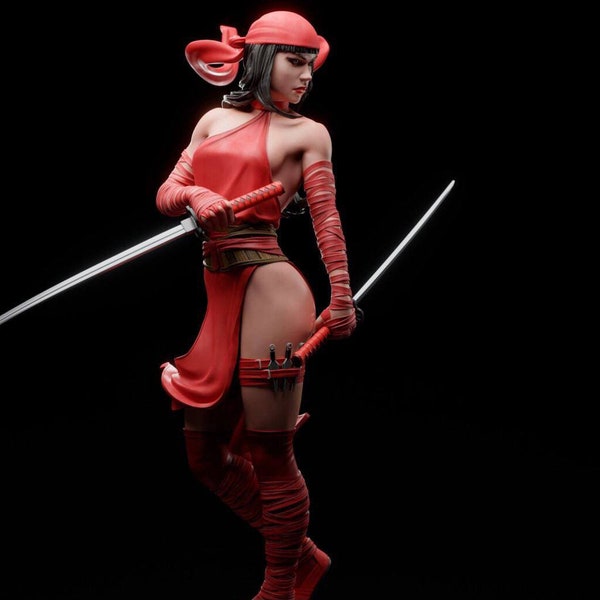 Elektra statue 3D STL File - 3D Design 3D Printer Elektra statue STL