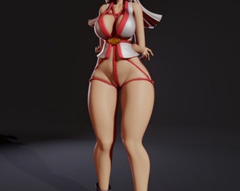 May include: A white and red anime-style character with long white hair, wearing a white and red outfit with a gold belt, and blue shoes. The character is standing on a gray background.