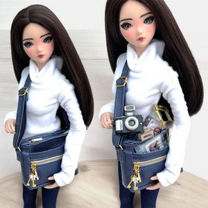 Sac à bandoulière pour poupée intelligente PHOTOGRAPHIE 7 accessoires au choix