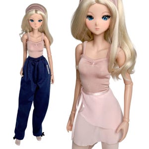 Smart Doll BALLET Outfit Leotard Tulle Skirt Pointe Tights Leg Warmers Joggers Headbands SmartDoll Pants Clothes BJD Doll Clothing Dance