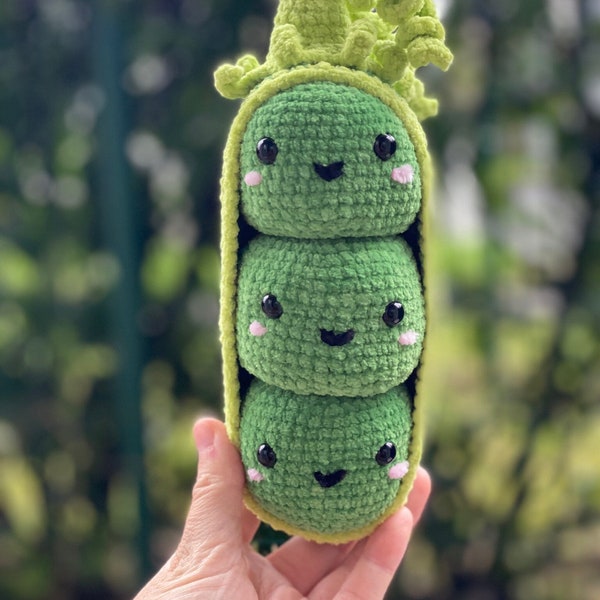 Peluche petits pois (Amigurumi)