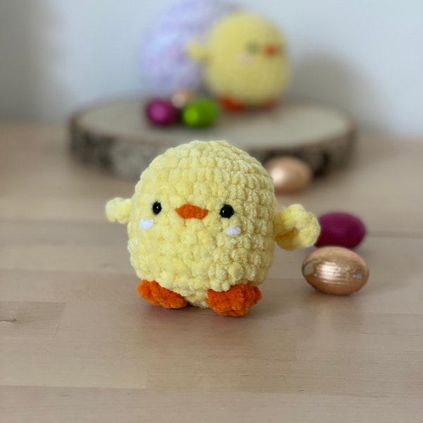 Peluche poussin (Amigurumi)