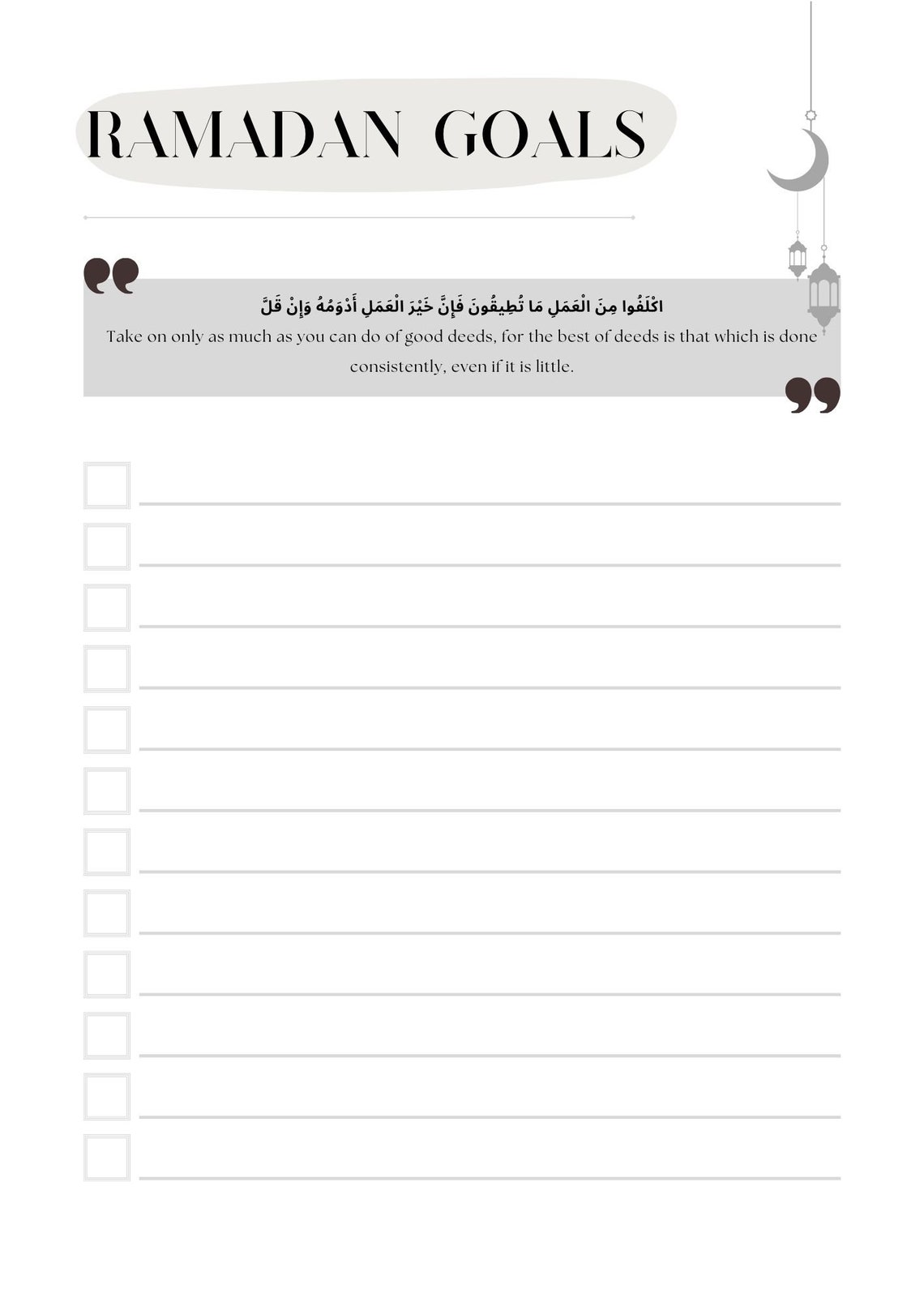 Digital/printable Ramadan Planner 2024 Etsy