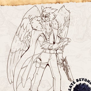 Custom Character DND art DnD Character Commissions Custom Game Character Portrait OC Fantasy Art RPG Character Design Dungeons and Dragons