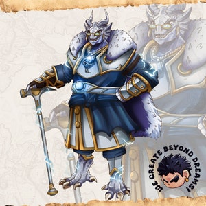 Illustrations personnalisées du MDN | Illustration personnalisée de donjons et dragons | Commission du jeu de société RPG Fantasy | DM Tools Cadeaux