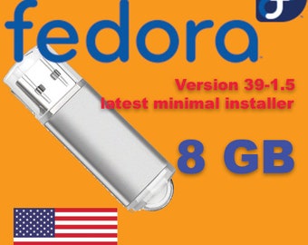 Fedora Linux Installer - 8GB USB Thumb Drive