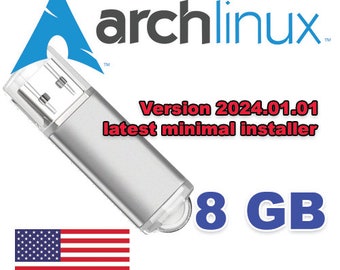 Arch Linux Installer 8GB USB Thumb Drive