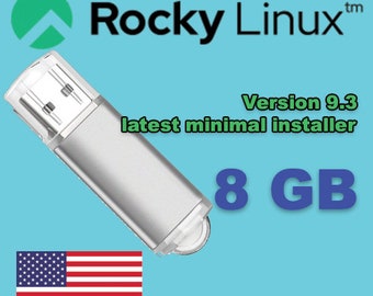Introducing our 8GB USB Thumb Drive with the Rocky Linux installer – your key to seamless and secure Linux installation!