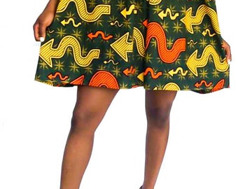 Elastic Mono Strap Elegant Dress with Belt African Print Women Fashion