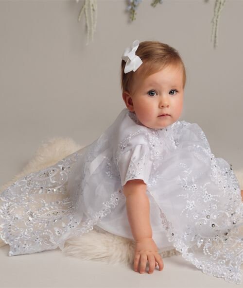 Baptism dress for baby clearance girl online