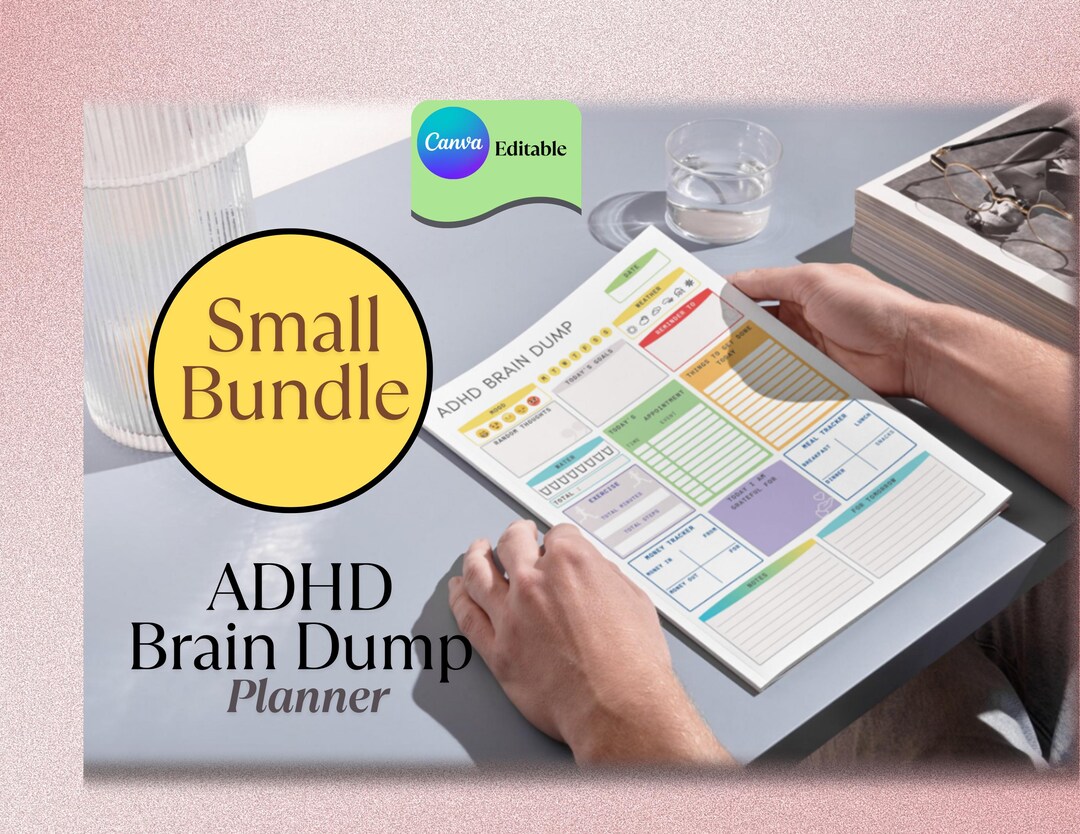 ADHD Planner Printable | Daily Organizer for Focus & Productivity ...
