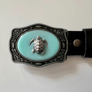Vintage Handmade Belt Brass Turtle Buckle 32” Accessories | Vintage Handmade Belt Brass Turtle Buckle 32  main image 3