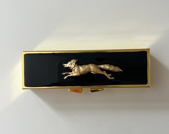 3832 Black Fox Pillbox L Black Fox Pill Box: 7-day Travel Medicine Organizer With  main image 4