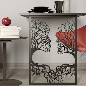 Wall Mounted Folding Desk: Space Saving Table with Soulmates Tree Panel