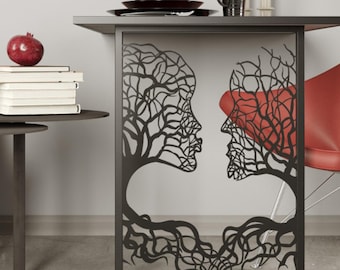Wall Mounted Folding Desk: Space Saving Table with Soulmates Tree Panel
