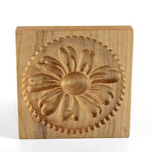 Gänseblümchen Plätzchenform, Springerleform, Spekulatiusform aus Holz, Spekulatiusform für Weihnachtskekse, Geschenke für die Schwester
