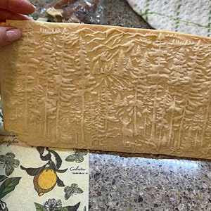 embossed rolling pin for clay and pottery