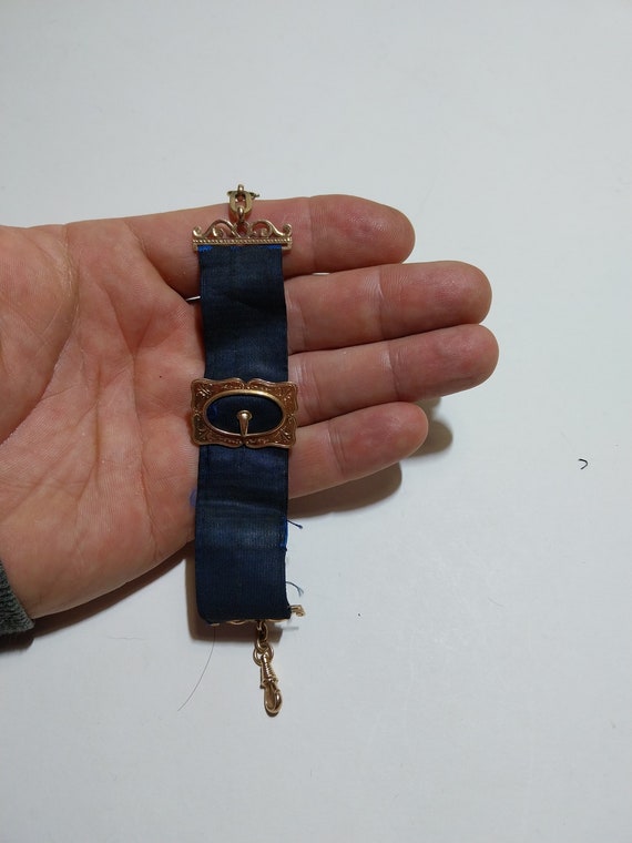 9ct gold Antique, Victorian style ribbon bracelet