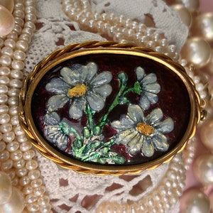 Broche Ancienne Porcelaine De Limoges À VENDRE! - FR