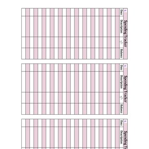A6 Spending Tracker