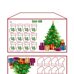 Stockings Savings Challenges Envelope