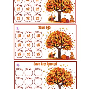 Pumpkin Savings Challenges