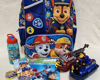 Paw Patrol backpack activity toy gift set