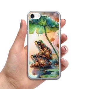 Cute Frog-hoesje voor iPhone® De meeste modellen