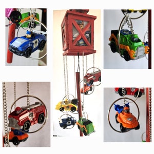 Paw Patrol gift, paw patrol hanging wall art chime