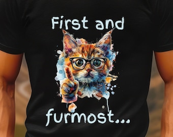 Funny Cat Dad T-shirt, cadeau kattenliefhebber