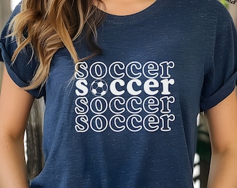 Trendy Soccer Mom Life Shirt | Soccer Ball Graphic Tee