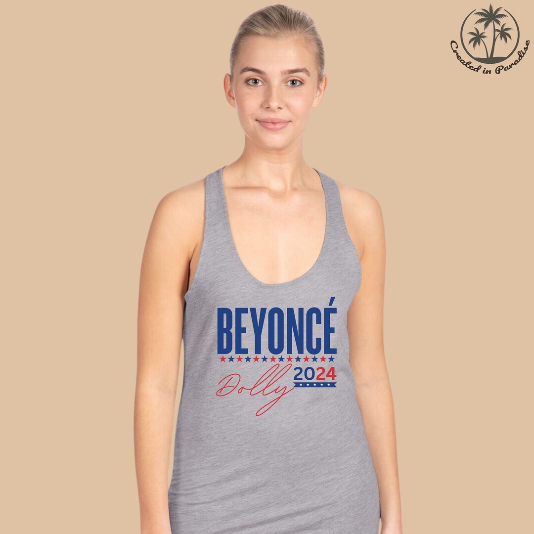 Beyonce Dolly 2024 Tank Top Funny Election Tank, Political Humor ...