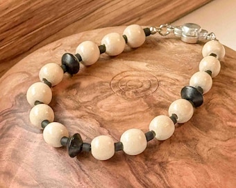 Pulsera de cuentas para hombre, pulsera unisex.
