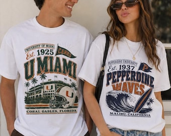 Custom College Shirt, Personalized University Tee, Vintage Campus Graphic T Shirt, Custom School Shirt, College Gift for Students, Grad Gift