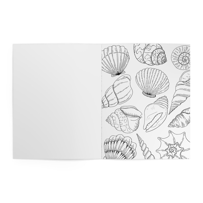 Beach Coloring Book for Adults | Surfing Girls, Ocean, Hawaii Theme | Relaxing Coastal Coloring Pages | 12 Unique Designs image 9