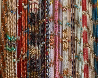 Crystal Waist Beads Wholesale,50 inches Ghana Waist Beads, Handmade Body Jewelry, Wholesale Waist Beads,Traditional Body Jewelry, 4 Re