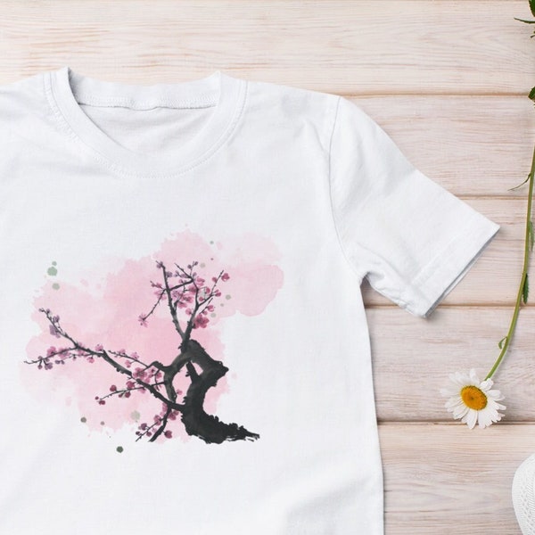 Camisa Cherry Blossom Sakura Tree, camiseta para visitar DC, Cherry Blossom Festival, Japan Sakura Season