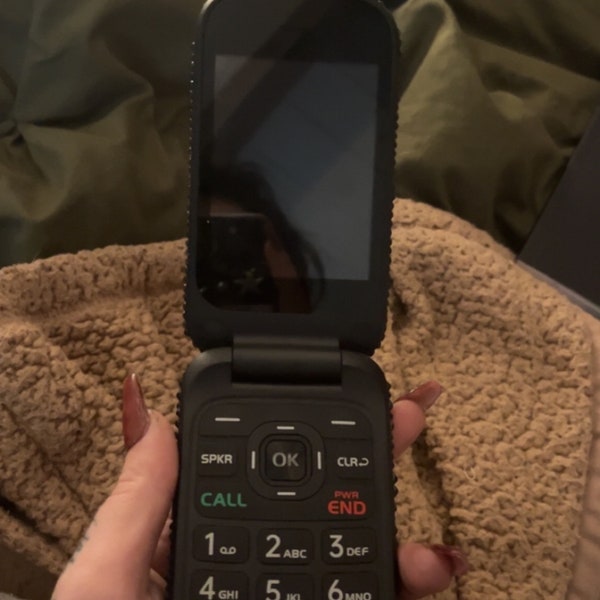 Bedazzled Flip Phone