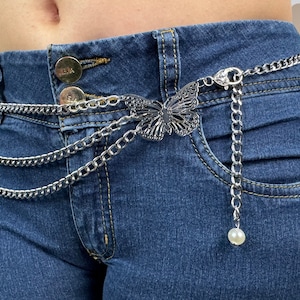 Waist Chain Belt For Dress Chains For Dresses Platinum Plated Belly Chain Body Chain Waist Best For Party Dress Hip Waist Jewelry For Women