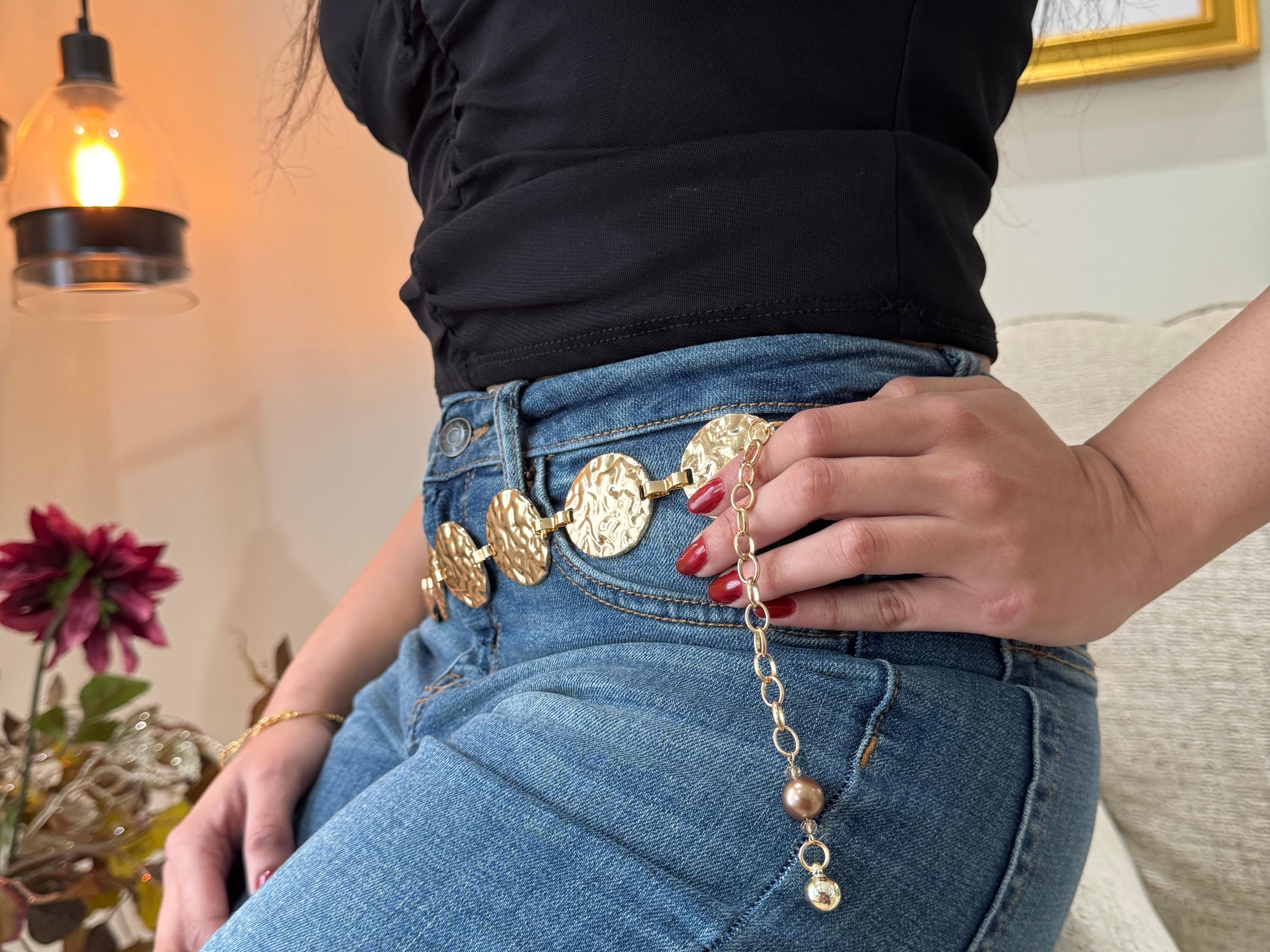 Designer Chain Belt For Denim Pants Belly Chain Body Chain Waist Best For Party Dress Hip Waist Denim Jewelry Design Belt Chain