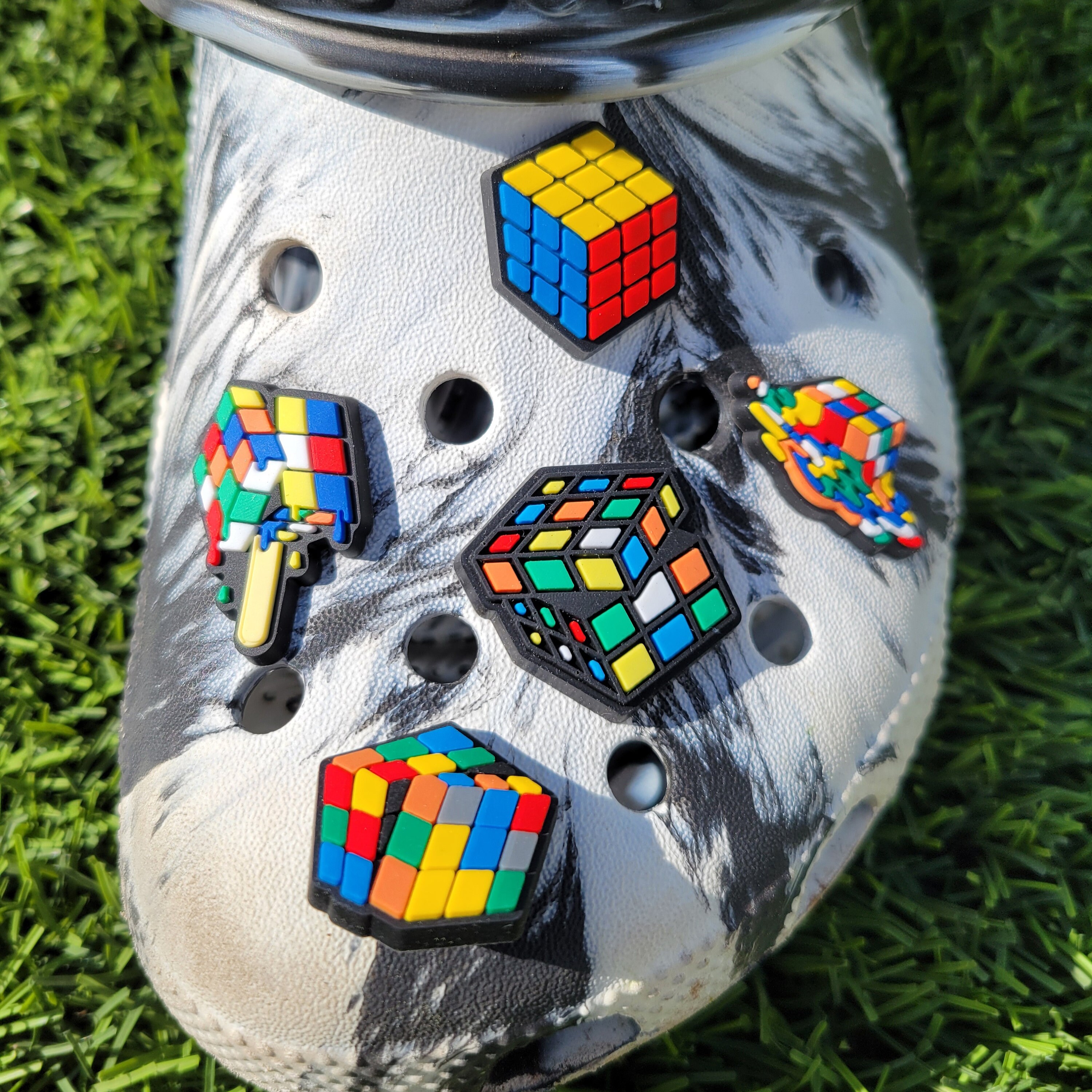 Rubik's Cube Jibbitz Charms for Crocs Etsy