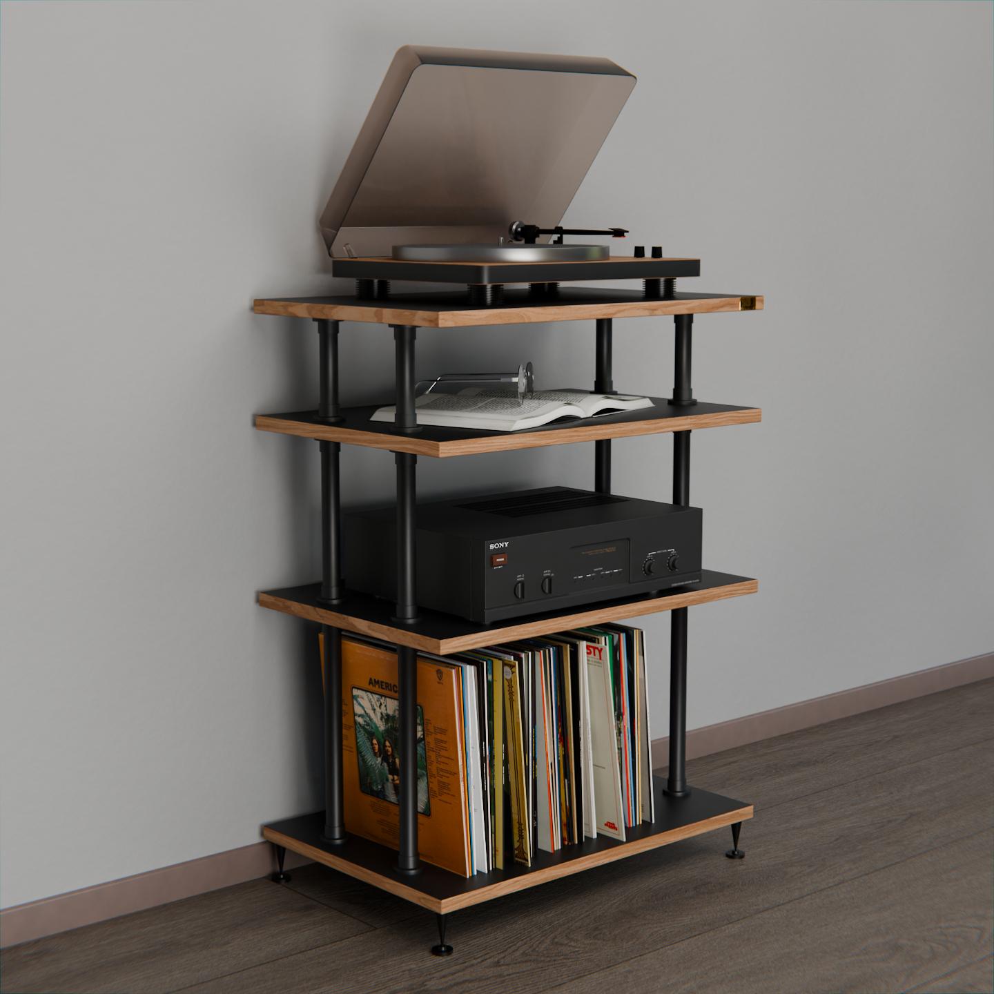 Hifi Stand Audio Rack Stereo Table Storage - Etsy