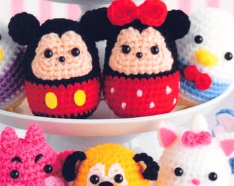 Tsum Tsum Amigurumi JAPANESE Ebook Mickey Minnie Characters and more