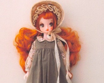 Doll Clothes ~ 32 Vintage Item Sewing Patterns for S and M Size Dolls (Blythe) KOREAN craft book